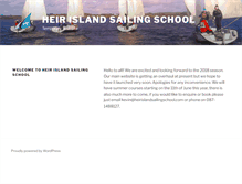 Tablet Screenshot of heirislandsailingschool.com